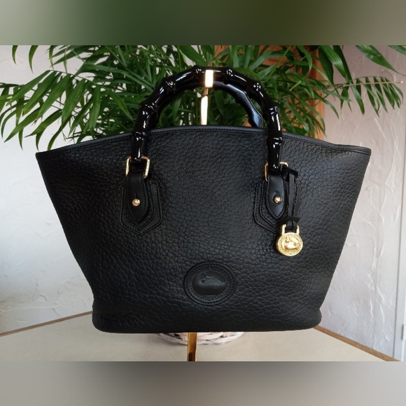 Dooney & Bourke AWL Collection, Zip-Top Tote, mid 1990's Upcrafted. - Picture 4 of 14